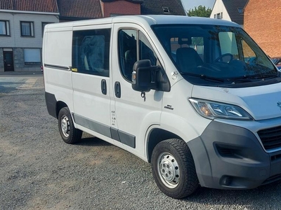 Fiat Ducato dubbelcab 6pl 2016 2.0hdi 141000kms Airco