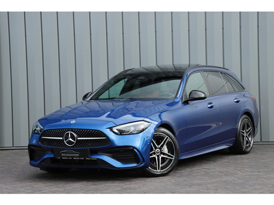 Mercedes-Benz C-Klasse Estate 200 AMG Aut9 | 204PK | Panoramadak | Sfeerverlichting | Leder | Night-pakket | NL-auto| 2021.