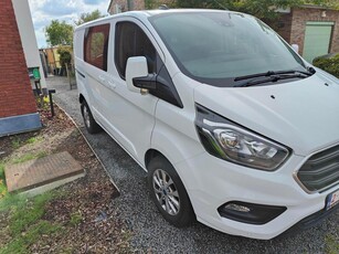 FORD TRANSIT CUSTOM WIT AUTOMAAT MET TREKHAAK