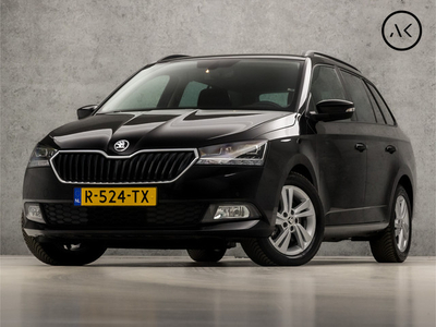 Škoda Fabia Combi 1.0 TSI Sport Edition Automaat (APPLE CARPLAY, NAVIGATIE, STOELVERWARMING, GETINT GLAS, SPORTSTOELEN, PARKEERSENSOREN, KEYLESS, CRUISE CONTROL, NIEUWSTAAT)