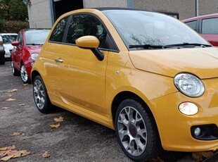 ⭕FIAT 500S Cabriolet_1.2 i (69CH)_09/2015✅EUR.6_45.000KM✅