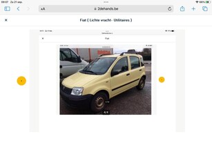 Fiat panda ( lichtevracht-utilitaire )