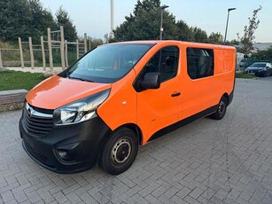 OPEL VIVARO L2H1 1.6D DUBBEL CABIN 2015 118000KM KEURING 6PL