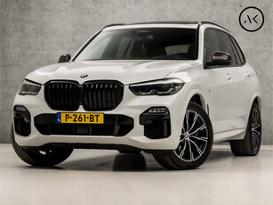 BMW X5 xDrive30d M Sport High Executive 266Pk Automaat (PANORAMADAK, APPLE CARPLAY, HEAD-UP DISPLAY, BRUIN LEDER, M SPORT REMMEN, HARMAN/KARDON, ADAPTIVE CRUISE, SFEERVERLICHTING, GROOT NAVI, 360 CAMERA, NIEUWSTAAT)