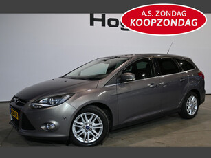 Ford FOCUS Wagon 1.6 TDCI Titanium Ecc Navigatie LED Goed Onderhouden! Inruil Mogelijk!