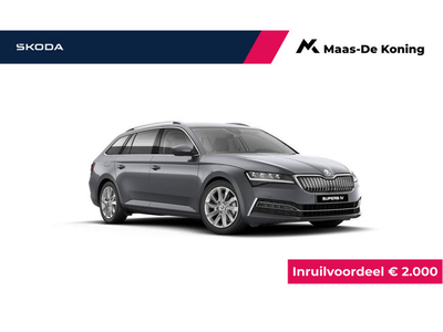 Škoda Superb combi Business Edition Plus 1.4 160 kW / 218 pk PHEV | Trekhaak wegklapbaar | Adaptive cruise control | Inruilpremie €2000,- | MEGA Sale