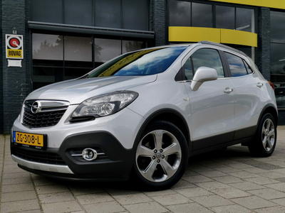 Opel Mokka 1.4 Turbo Cosmo 4x4 140pk | Fietsenrek | Leder/stof | Stoel + stuurverw | Camera | Clima | Cruise | 17