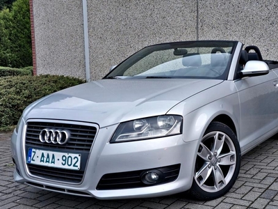 AUDI A3 1.6 TDi S-LINE CABRIO CUIR GPS CLIM CRUISE SENSOR