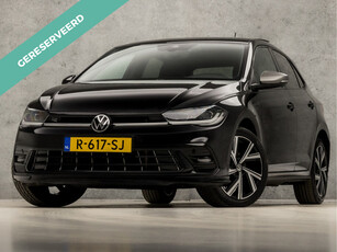 Volkswagen Polo 1.0 TSI R-Line Sport Automaat (SCHUIFDAK, APPLE CARPLAY, GRILLE VERLICHT, IQ LIGHT, KEYLESS, SPORTSTOELEN, ALCANTARA, STOELVERWARMING, SFEERVERLICHTING, DODEHOEK DETECTOR, NIEUWSTAAT)