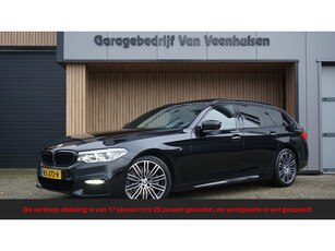 BMW 5-serie Touring 520i 184pk M-Sport Shadow Line Pano.Dak 360-View Cognac Leder Head-up 19inch LM Afn.Trekhaak *NL auto* Zeer Nette staat*