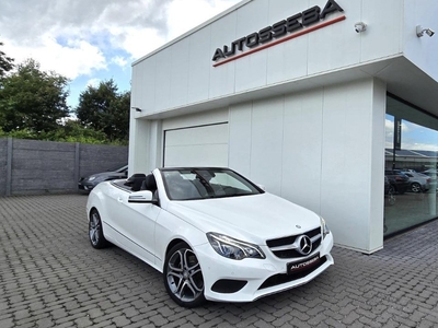 Mercedes E200 Aut. Benzine Cabrio/Leder/Garantie