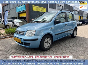 Fiat Panda 1.2 Navigator, Nederlandse auto nette auto, weinig km, apk 2025!!