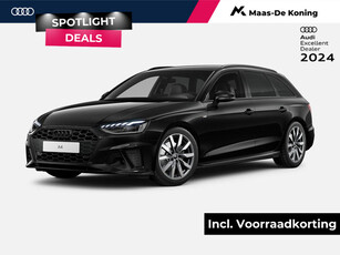 Audi A4 Avant S edition Competition 35 TFSI 150 pk 7 Versn. S-Tronic Achteruitrijcamera · Afgevlakt stuurwiel · Stoelverwarming voorin