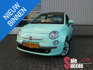 Fiat 500 C 1.2 Lounge Mintgroen prachtstaat!