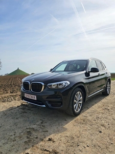 BMW X3 zwart, beige lederen interieur, - 50000km vanaf 2019