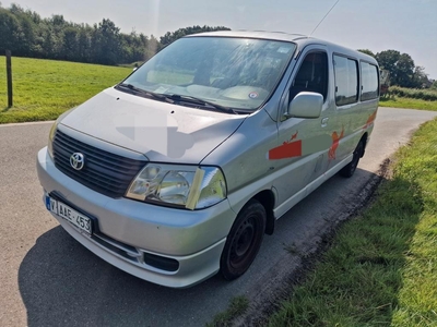 Toyota Hiace voor export weing kilometers