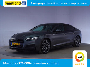 Audi A5 SPORTBACK 2.0 TFSI 190pk S-Line Black Ed. Aut. [ Virtual Stoelverwarming Half-leder LED ]