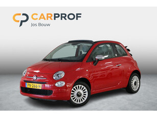 Fiat 500 C 0.9 TwinAir Turbo Mirror 80 PK. Airco | Cabrio! | Apple Carplay | Lichtmetaal |