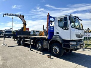 Renault KERAX 430 DXI 8x4 + KRAAN EFFER 305/6S - 7m20 PLATEA