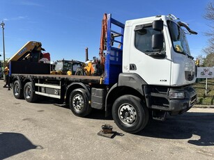 Renault KERAX 430 DXI 8x4 + KRAAN EFFER 305/6S - 7m20 PLATEA