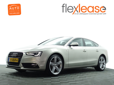 Audi A5 Sportback 1.8 TFSI 170Pk S-Line Aut- Xenon Led, Navi, Cruise, Clima, Park Assist, Carbon Pakket