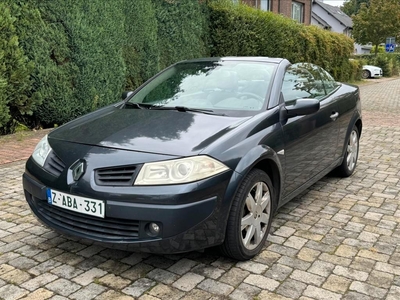 Renault Megane cabriolet 1.6 benzine, airco, 12.2007