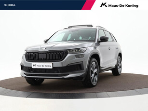 Skoda Kodiaq 1.5 Tsi 150pk DSG Sportline Business 7p. · Keyless · 7Pers. · Elek.Bestuurdersstoel · Elek. Trekhaak · Camera ­· 19'' Inch · Garantie t/m 28-05-2028 of 100.000km