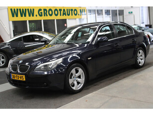 BMW 5 Serie 523i Executive Automaat Airco, Cruise Control, Half Leder, PDC, Stuurbekrachtiging