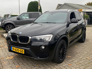 BMW X3 1.8D High Executive 2016 Zwart Panodak Handgeschakeld