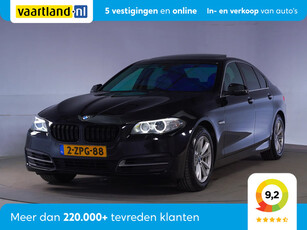 BMW 5 Serie 520d High Executive Aut. [ Navi Leder Schuifdak SurroundView ]