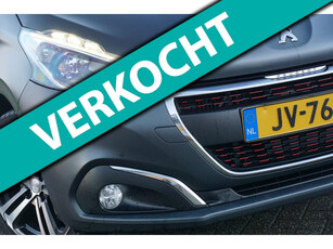 Peugeot 208 1.2 110PK GT-line | Ice Silver | Panodak/Half-Leder/NAV/Clima - Lekker sportief!