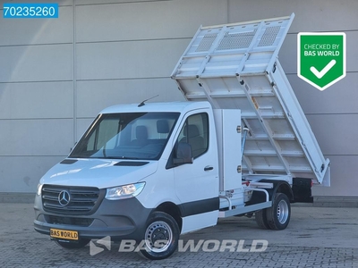 Mercedes Sprinter 514 CDI Kipper met kist 3.5T trekhaak Airc