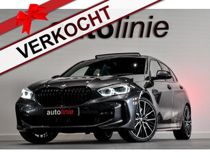 BMW 1-serie 120i M-Sport, Aero, Pano, M-Sportzetels, HUD, H/K, Stuurvw, Leder, Camera, CarPlay, M-Sport remmen!