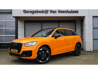 Audi Q2 1.4 TFSI 150pk 2x S-Line Pano.Dak B&O Head-Up 19inch LM Rotor Afn.Trekhaak Carbon pack & Black Pack Keyless Virtual Cockpit *Papaya Orange Pearl* 1e Eigenaar!