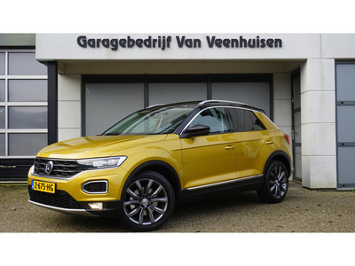 Volkswagen T-Roc 1.5 TSI 150pk DSG Sport Pano.Dak LED Virtual Cockpit 18inch LM Navi A-Camera 68581km! *Kurkuma Yellow* 1e Eigenaar!