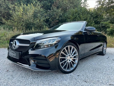 Mercedes C180 Cabrio/AMG/2020/Line/Sfeer/19”/Apple/Camera