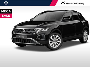 Volkswagen T-Roc Life Edition 1.0 TSI 116 pK 6 versn. Hand · Airconditioning automatisch, 2-zone (climatronic) · Private lease € 528 per maand · MEGA Sale