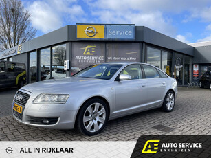 Audi A6 Limousine 3.2 FSI quattro Pro Line PRIJS VERLAAGD Nieuw distr. kettingen ! | Consignatie verkoop | Navi | zwart leer | Carplay | PDC | Automaat