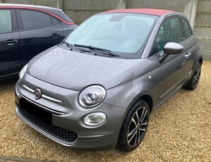 Fiat 500 cabrio 1.2 benzine / Navi / 34.000km