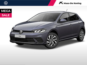 Volkswagen Polo Life Edition 1.0 TSI 95 pk 5 versn. Hand · Achteruitrijcamera · regensensor · Private lease ,- € 434 per maand · MEGA Sale · DIRECT LEVERBAAR