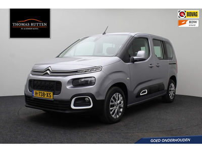 Citroen Berlingo 1.2 PureTech Feel 2019 Automaat | DAB+ | Navigatie | Camera | Bluetooth | Airco | Cruise control | LED | Elektrische ramen + spiegels | PDC |