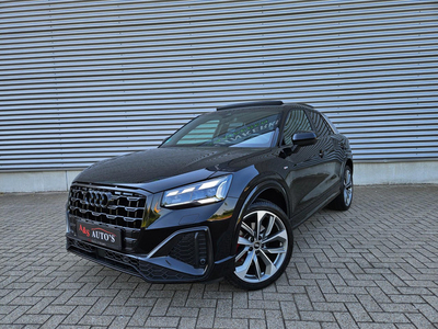 Audi Q2 35 TFSI 150pk 3x S line Panodak Matrix Camera Virtual B&O Acc Elektr kofferbak Keyless Draadlozeoplader