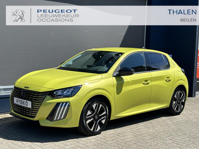 Peugeot 208 Hybrid 100 e-DCS6 Allure | Nieuw Model 2024! | Hybride Elektrisch rijden met Automaat | Navigatie | Parkeercamera | draadloze telefoonlader | Stoelverwarming | LED Verlichting | Apple Carplay/Android Auto