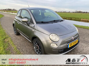 Fiat 500 0.9 TwinAir Plus 2011 Half lederen bekleding airco nw apk