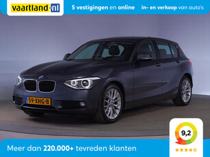 BMW 1-serie 125i AUT. 218 pk Business 5-drs [ xenon navi 17 inch lm velgen ]