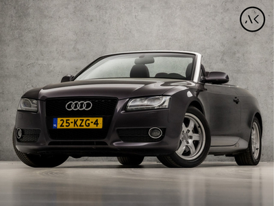 Audi A5 Cabriolet 2.0 TFSI Sport 211Pk (SCHERM, STOELVERWARMING, BLUETOOTH, PARKEERSENSOREN, LOGISCH NAP, SOFTTOP, SPORTSTOELEN, ZWART HEMEL, CRUISE CONTROL, ELEK PAKKET, NIEUWSTAAT)