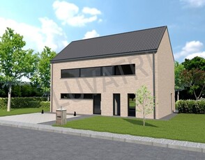 Nieuwbouwwoning ruwbouw winddicht nabij Leuven