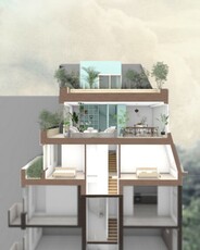 Twee slaapkamer flat + Duplex penthouse project te koop