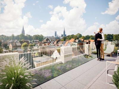 Unieke penthouse met panoramisch zicht over Ieper