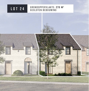 Nieuwbouw – landelijke gesloten bebouwing (lot 24)